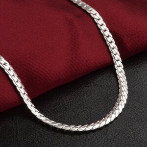 20in 925 Sterling Silver Snake Chain Necklace New